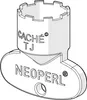 Chiave Hansa Cache M18,5, 1 pz. Anteprima dell’immagine prodotto 1