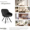 Chaise pivotante avec accoudoirs Snug en velours, Voir les images du produit 7