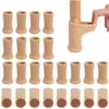 24 Stuhlbeinsocken Möbelsocken, Elastische Gestrickte Produktbild-Vorschau 1
