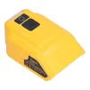 A yellow battery charger adapter with a light on top, shown from a diagonal angle. Náhled obrázku produktu