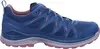 Side view of a blue women's hiking shoe. Voir les images du produit