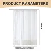 Duschvorhang Landhausstil 1 Stück, Weißer Shabby Chic Produktbild-Vorschau 2