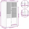 vidaXL Voliéra sivá 115x78x200 cm Pozinkovaná oceľ Náhľad obrázku produktu 8