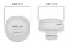 Diagrams showing the dimensions of a product, likely a cap or seal for a pressure cooker. Produktbild-Vorschau