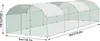A diagram of a large, arched chicken coop with dimensions indicated. Produktbild-Vorschau