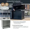 Serverschrank 19 Zoll unmontiert HMF 65700 12 HE Lichtgrau Produktbild-Vorschau