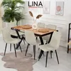 Lina® Elisia Esszimmerstuhl im modernen Design - Samt - Produktbild-Vorschau 3