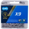 KMC X9 Fahrradkette 1/2"-11/128" 114 Glieder 9V EPT Produktbild-Vorschau 5