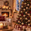 Weihnachtskugeln Glas 12er Set Christbaumkugeln Baumschmuck Produktbild-Vorschau 7