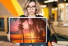 MuchoWow® Laptop Aufkleber Sticker Cover Meer - Palme - Produktbild-Vorschau 5