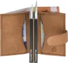 Bear Design Karten Portemonnaie Leder 8x10cm für 12 Karten Produktbild-Vorschau 9