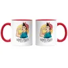 Tasse Rot Women Power Motiv Geschenk für Superheldinnen Produktbild-Vorschau 3
