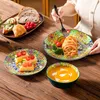 Jídelní servis pro 4 osoby, 12dílný porcelánový kombinovaný Náhled obrázku produktu 4