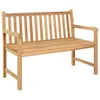 vidaXL 3-tlg. Garten-Essgruppe Massivholz Teak Produktbild-Vorschau 4