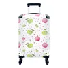 MuchoWow® Koffer Handgepäck Trolley Rollkoffer Kleine Produktbild-Vorschau 1