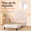 Lit bébé INONEFT, lit matelassé 90x200 cm, lit princesse Voir les images du produit 6