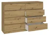 Topeshop M8 140 ARTISAN, Eiche, 8 Schublade(n), Produktbild-Vorschau 4