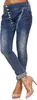 Elara Damen Jeans Boyfriend Baggy Knopfleiste C613MK/H-F Produktbild-Vorschau 2