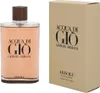 A bottle of Giorgio Armani Acqua Di Gio Absolu perfume and its packaging are displayed side-by-side against a white background. Náhled obrázku produktu