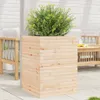 The Living Store Pflanzkübel 50x50x68,5 cm Massivholz Produktbild-Vorschau 2
