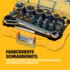 DEWALT 24-teiliger Steckschlüssel- und Bit-Koffer - DT71516 Produktbild-Vorschau 9