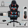 A collage showing a gaming chair with various features highlighted by text labels and lines. Anteprima dell’immagine prodotto