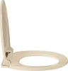 vidaXL Sedile per wc con chiusura morbida Beige Ovale Anteprima dell’immagine prodotto 1