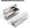 Wiltec Werkzeugbox Alu 124x37x38 cm Silberfarbene Produktbild-Vorschau 5