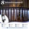 Salcar 10 meter, 80 LED-lichtketting, ijspegels, koelwit. Productafbeelding-voorbeeld 2