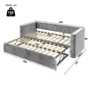 Schlafsofa mit Bettfunktion und LED-Beleuchtung Produktbild-Vorschau 6