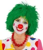 Parrucca clown, parrucca clown, in verde Anteprima dell’immagine prodotto 3