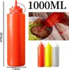 Squeeze Flasche, 3 Stück 1000ml 32 oz Quetschflasche, Produktbild-Vorschau 2