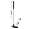 1 Set Mini-Golf-Putterschläger mit 2 Golfbällen, TPR-Griff, Produktbild-Vorschau 4