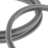 A close-up, abstract view of a gray rubber gasket or seal, coiled and overlapping. Produktbild-Vorschau