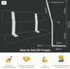 Diagram and marketing graphics for metal brackets. Produktbild-Vorschau