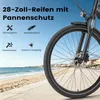 E-Bike Cityrad Mittelmotor 28 Zoll Cityrad E-Fahrrad Damen Produktbild-Vorschau 4