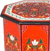 Tavolino orientale sgabello fiore Gargar rosso Anteprima dell’immagine prodotto 3