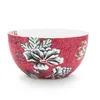 PIP STUDIO Flower Festival scallop Bowl dark pink 12 cm Produktbild-Vorschau 2