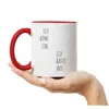 Ich atme ein Ich raste aus Tasse Rot Work Life Balance Produktbild-Vorschau 4
