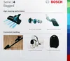 Bosch BGL38WH2 Serie4 Beutelstaubsauger mit Kabel 4L 600W Produktbild-Vorschau 3