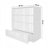 Kommode Aven 97x90x40cm, mattweiß, modern, 4 Schubladen mit Produktbild-Vorschau 6