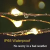 BRAINZAP LED Solar Draht Lichterkette IP65 Außen Garten Produktbild-Vorschau 4