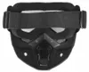 Motorrad Crossbrille mit Maske getönt Schwarz Produktbild-Vorschau 4