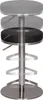 A bar stool shown from the front on a white background. Podgląd zdjęcia produktu