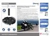 A product advertisement for Interphone Tour communication system, featuring product images, descriptions, and a lifestyle shot of motorcyclists. Náhled obrázku produktu