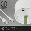 LED Akku-Tischleuchte Tischlampe höhenverstellbar IP44 grün Produktbild-Vorschau 5
