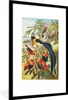 MuchoWow® MuchoWow® Gerahmtes Poster Antiker Vogeldruck Produktbild-Vorschau 1