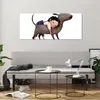Bilder auf glas - Einteilig - Kind Hund Bild - 120x50cm - Produktbild-Vorschau 6