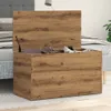 Aufbewahrungstruhe Artisan-Eiche 84x42x46 cm Holzwerkstoff Produktbild-Vorschau 2