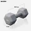 GORILLA SPORTS® Hanteln Set - Neopren, 2x4kg, Guss, Grau - Produktbild-Vorschau 6